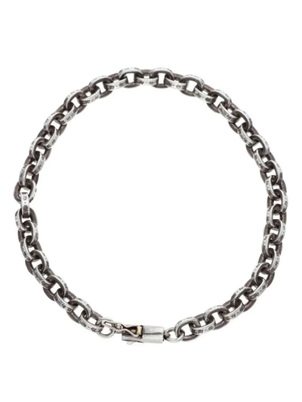 Chrome Hearts Paper Chain Silver Bracelet